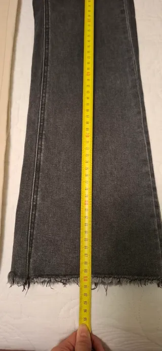 2 Pantalones Stradivarius Talla 32 Beige y Gris