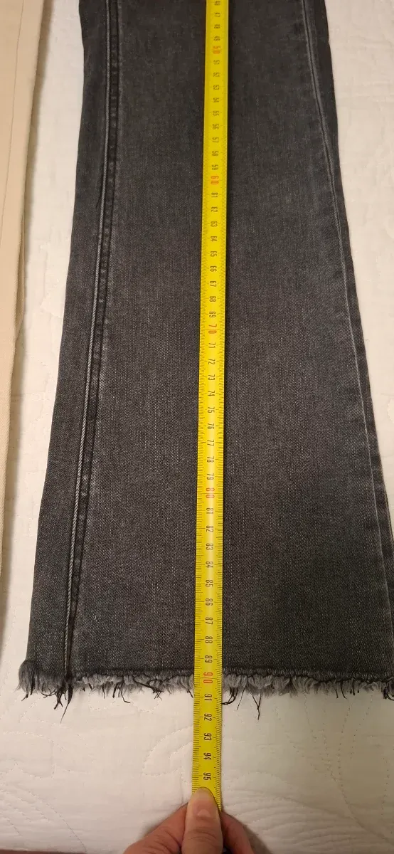 2 Pantalones Stradivarius Talla 32 Beige y Gris