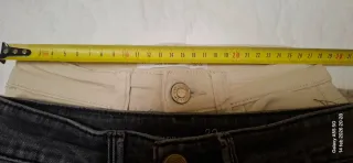 2 Pantalones Stradivarius Talla 32 Beige y Gris