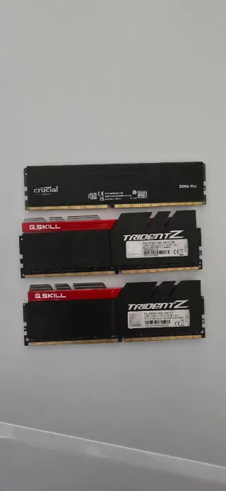 x2 G.Skill Tridentz 8gbx2 1x crucial ddr4 pro 32