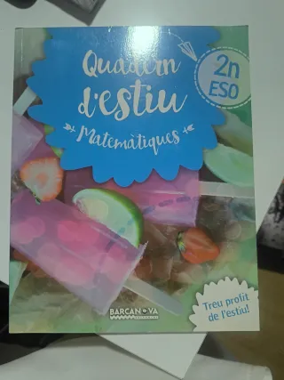 Quadern estiu Matemàtiques 2n ESO