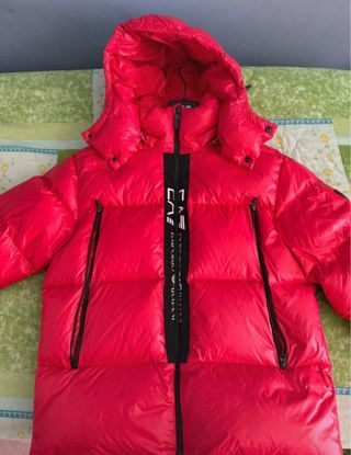 Piumino EA7 Emporio Armani rosso