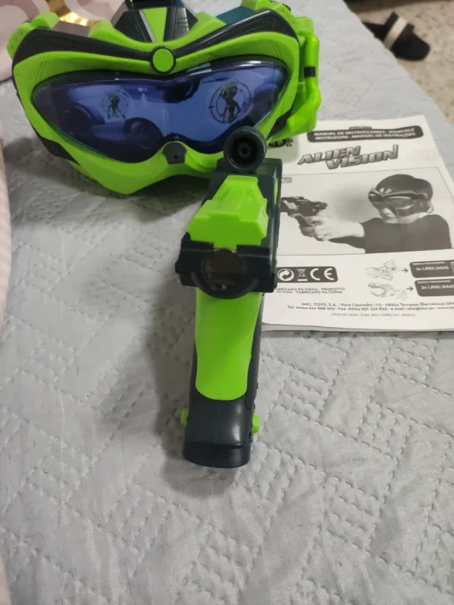 Juguete Alien Vision: Pistola y Máscara
