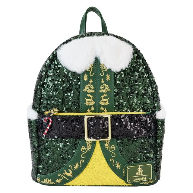 Loungefly Elf Buddy Navidad mini mochila bolso
