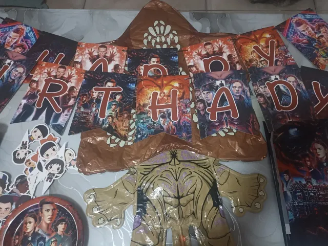 Decoración Stranger Things Cumpleaños