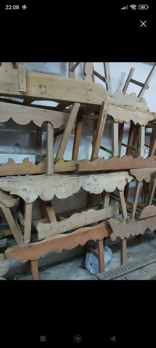 Cantareras antiguas de madera, hay 40 unidades