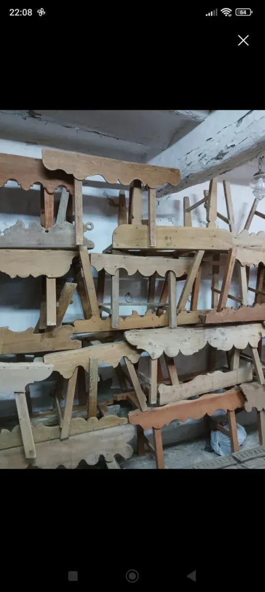 Cantareras antiguas de madera, hay 40 unidades