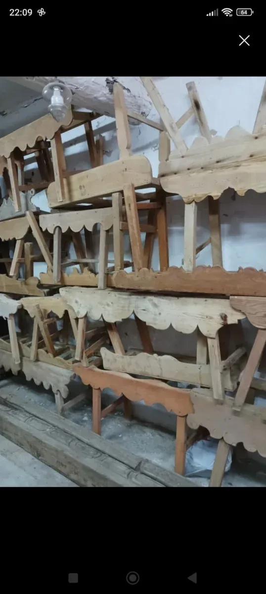 Cantareras antiguas de madera, hay 40 unidades