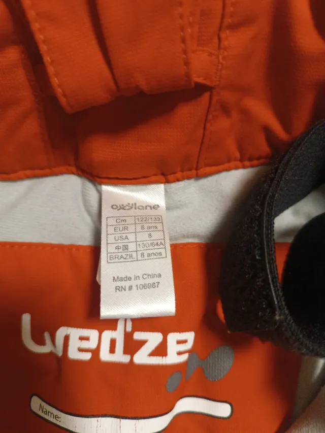 Pantalón de esquí/nieve rojo