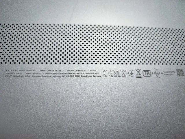 Ordenador HP Plata no enciende