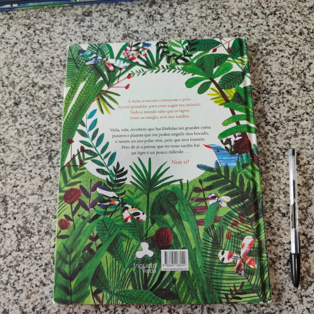 Hai un tigre no xardin