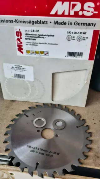 Lame 190x30 Z30 per sega circolare, 2 pezzi