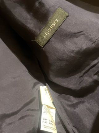 Chaqueta fiesta lujo estampado leopardo T44 Nueva