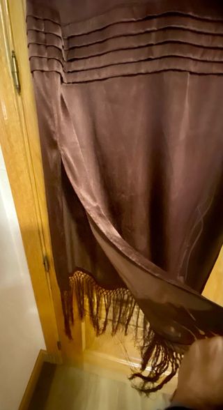 Vestido Zara edición limitada marrón