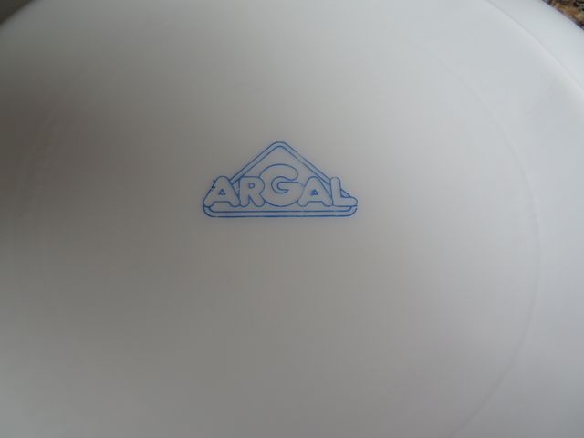 Ensaladera Harmony Argal blanca con flores