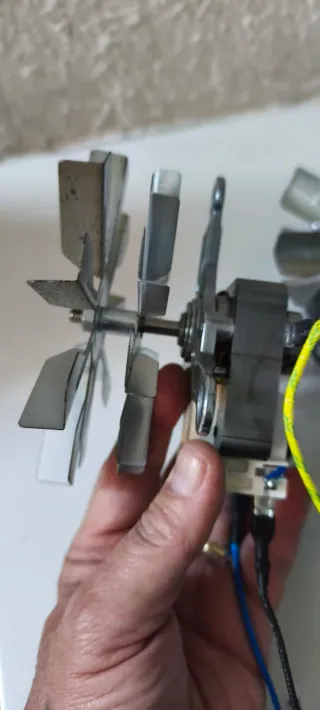 2 ventilatori a turbina metallici