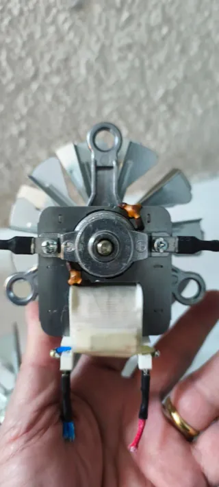 2 ventilatori a turbina metallici