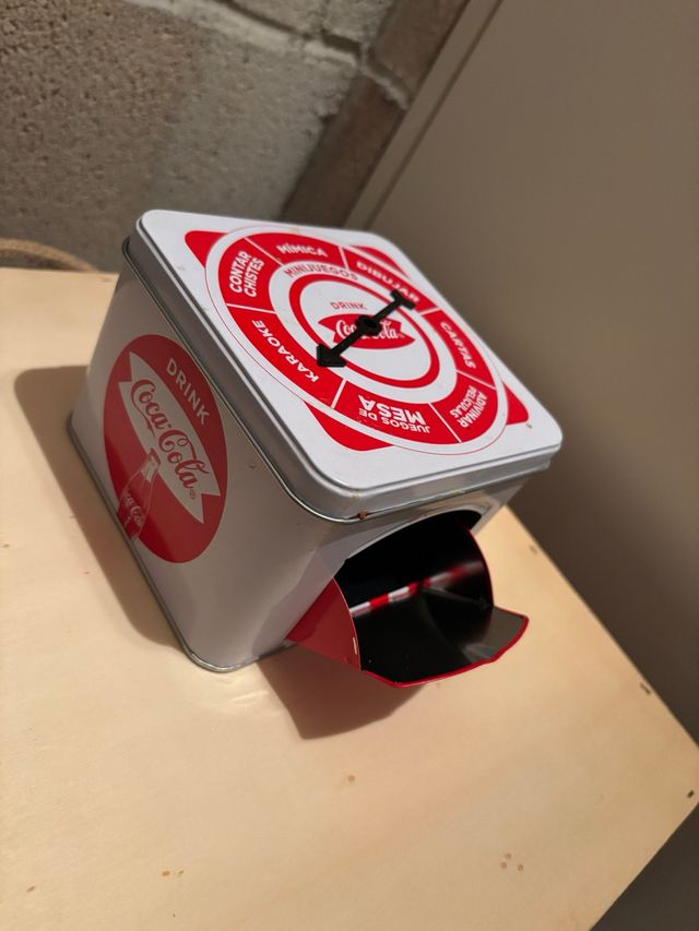 Lata Juego Ruleta Coca-Cola