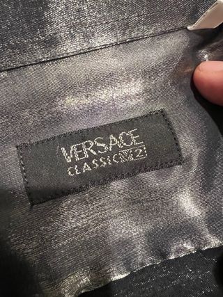 Camicia Versace Argento lame’