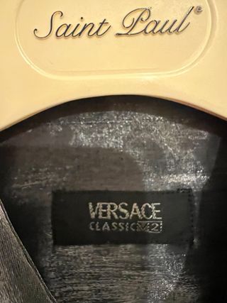 Camicia Versace Argento lame’