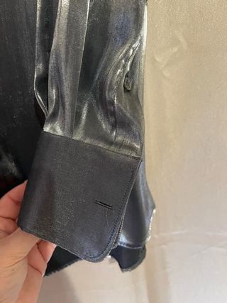 Camicia Versace Argento lame’