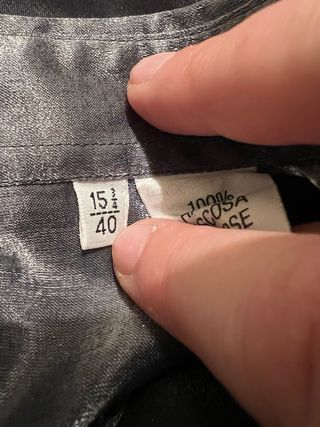 Camicia Versace Argento lame’