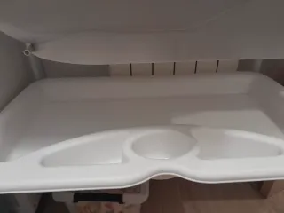 Cambiador bañera con estante organizador (Jané)