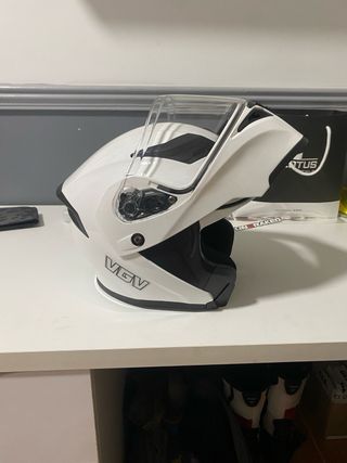 Casco Moto Blanco Nuevo a Estrenar