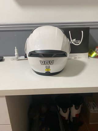Casco Moto Blanco Nuevo a Estrenar
