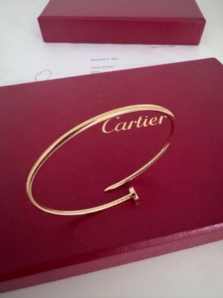 Cartier Juste un Clou Oro Rosa 18kt 10gr Size 18