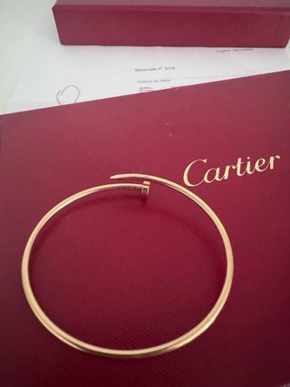 Cartier Juste un Clou Oro Rosa 18kt 10gr Size 18