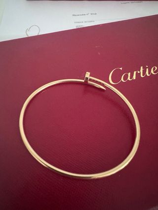 Cartier Juste un Clou Oro Rosa 18kt 10gr Size 18
