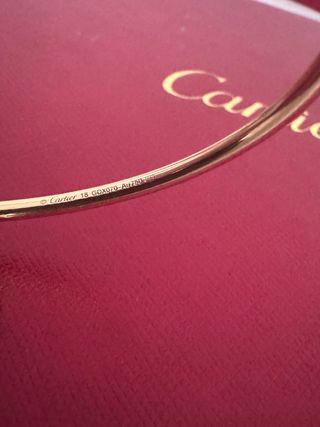 Cartier Juste un Clou Oro Rosa 18kt 10gr Size 18
