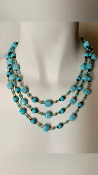 Collar Vintage de Cristal