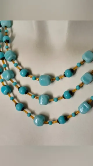 Collar Vintage de Cristal