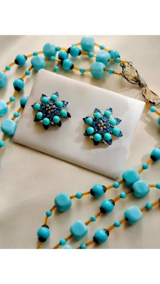 Collar Vintage de Cristal