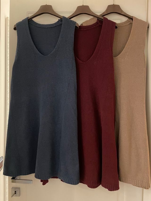 Abiti in maglia cotone pesante taglia unica