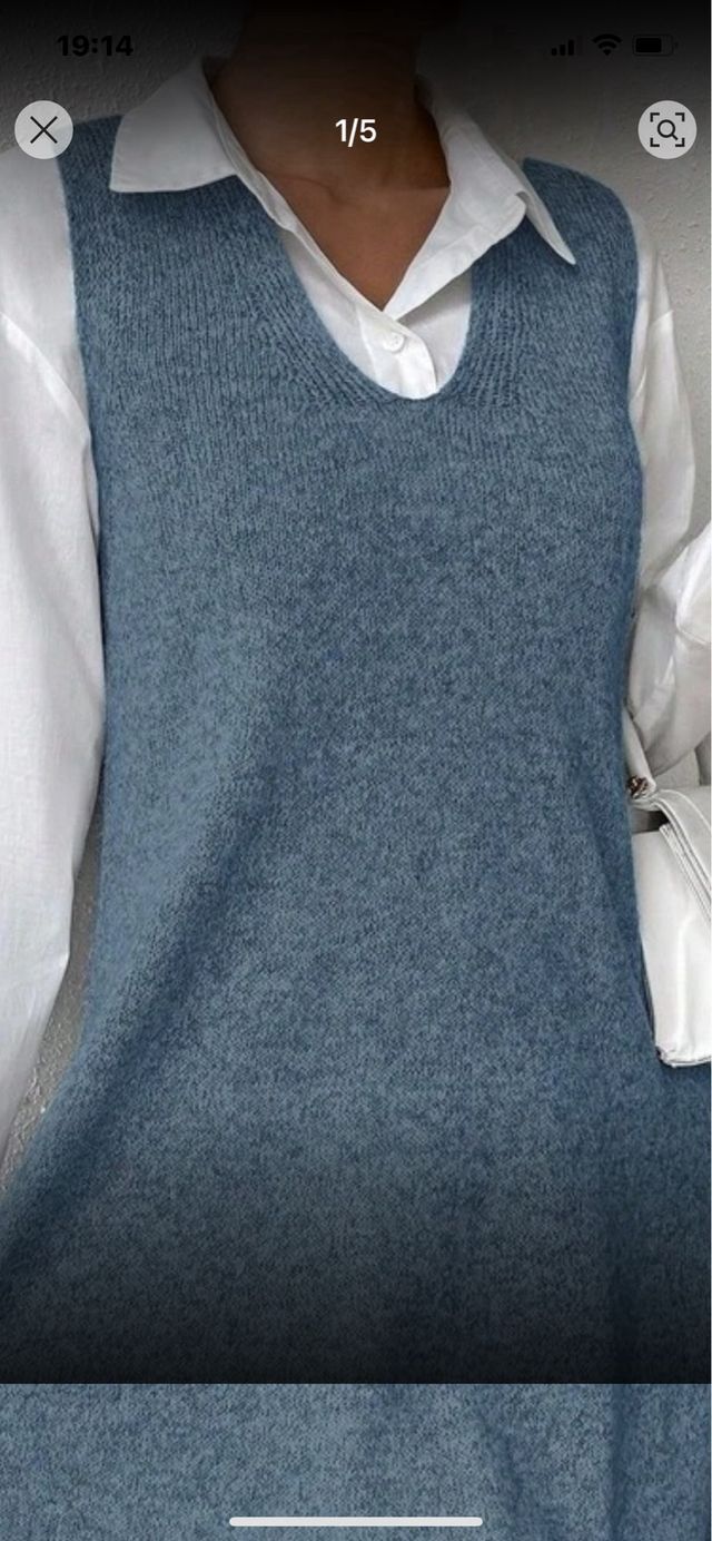 Abiti in maglia cotone pesante taglia unica