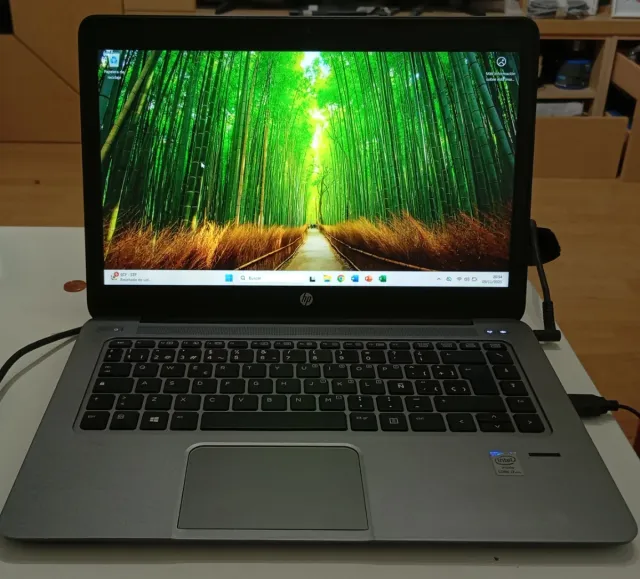 Ordenador portátil HP Plata y Negro