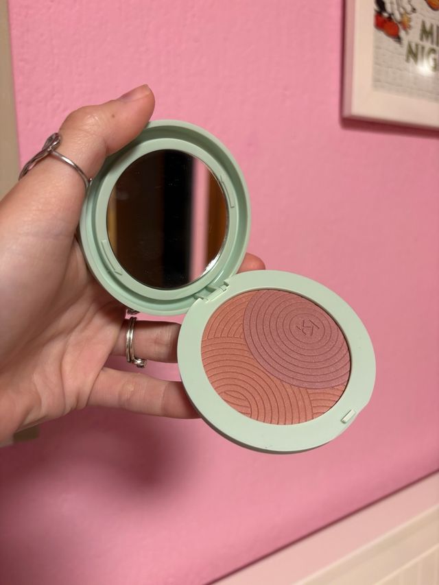 Dúo Colorete Polvo Naranja y Rosa