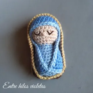 Belén crochet 4 figuras