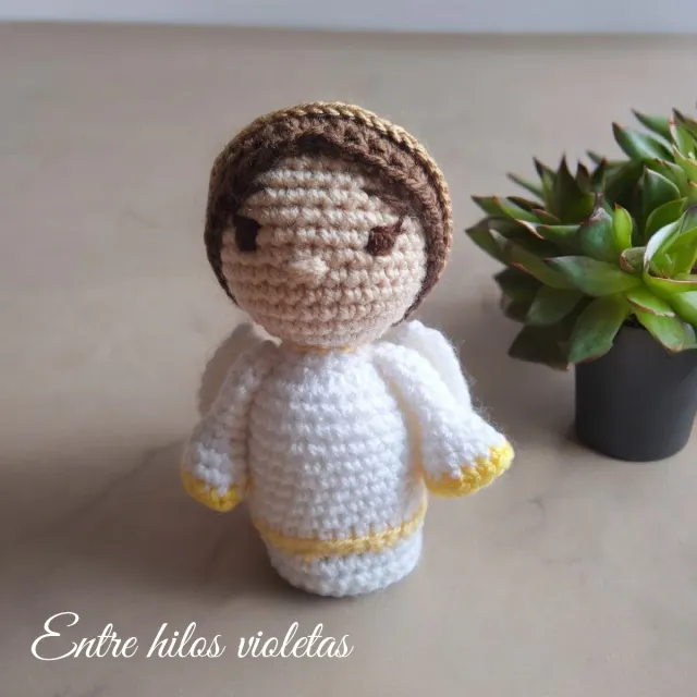 Belén crochet 4 figuras