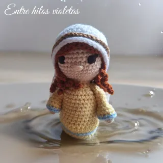 Belén crochet 4 figuras