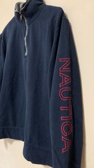 Sudadera Nautica Media Cremallera Talla M Unisex