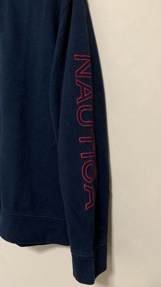 Sudadera Nautica Media Cremallera Talla M Unisex