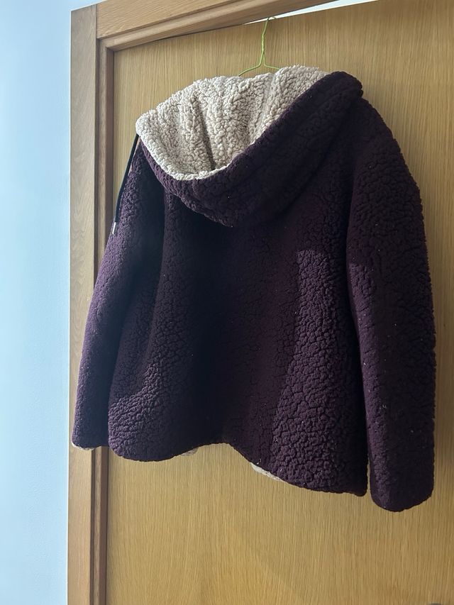 Abrigo reversible mujer talla S