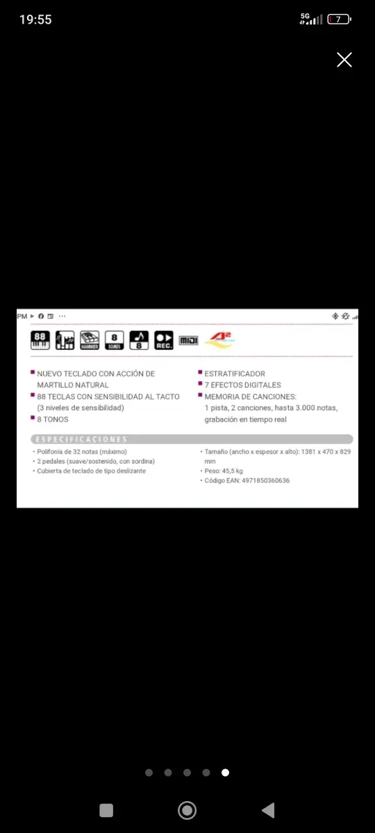 Piano Digital Casio AP-21