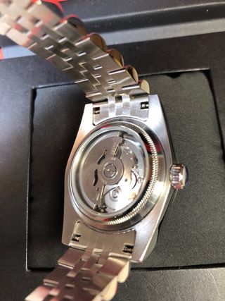 Seiko Mod - DateJust “Champagne” (Reloj Plateado)