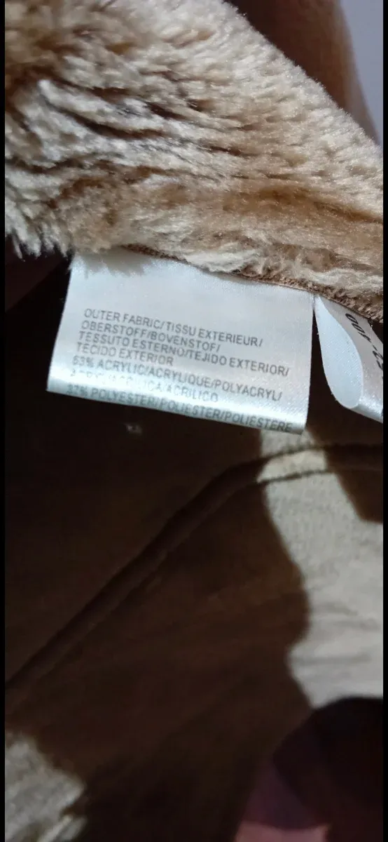 Cappotto donna beige con fodera in pelliccia