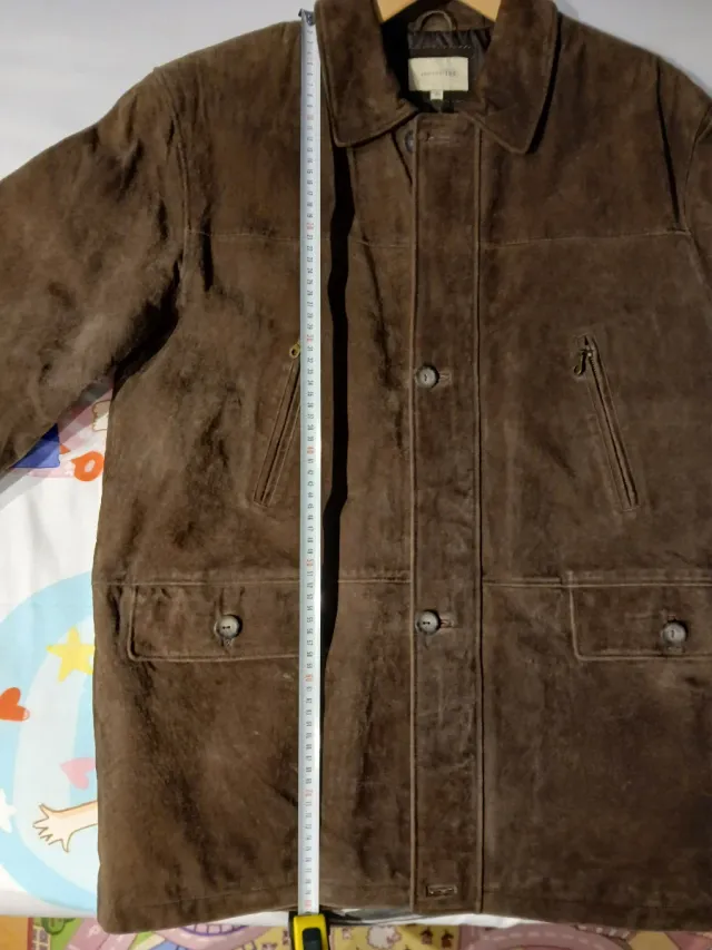 Abrigo de piel Pekari marrón